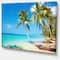Designart - Tropical Beach - Photography Seascape Canvas Print